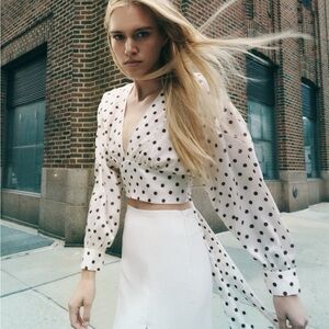 AFRM first polka dot top